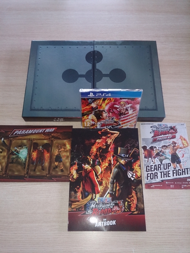 One Piece Burning Blood Press Kit Collector Unboxing Screen  (7)