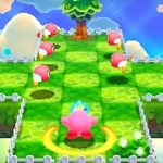 "Les défis 3D de Kirby" est un des deux mini-jeux disponibles d'emblée