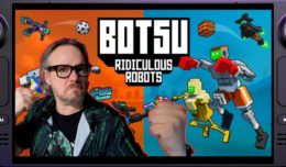 botsu ridiculous robots test steam deck logo