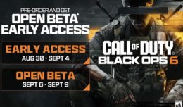 call of duty black ops 6 beta early access