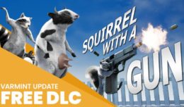 squirrel with a gun varmint update logo