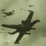 Le mandalorien et grogu dogfight