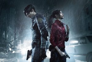 resident evil 2 remake key art leon claire