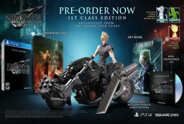 Magic Final Fantasy Final Fantasy 7 Remake Deluxe Edition - Version PS4 Scellée Neuve, Collector Final Fantasy 7 PS4 Neuf