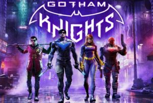 gotham knights key art logo