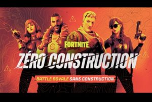 Fortnite Mode Zéro Construction