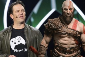 phil spencer versus kratos starfield redfall god of war xbox series