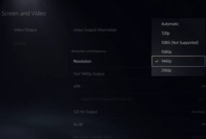 playstation 5 1440p