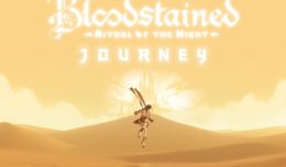bloodstained ritual of the night x journey screen logo
