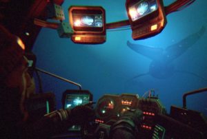 under the waves