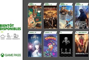 xbox game pass seconde quinzaine août 2022