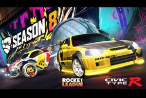 rocket league saison 8 honda civic type r