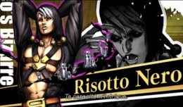 jojo's bizarre adventure all-star battle r risotto nero