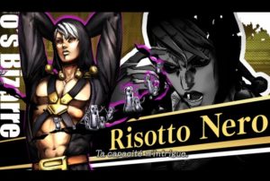 jojo's bizarre adventure all-star battle r risotto nero