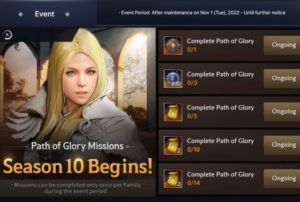 black desert mobile path of glory