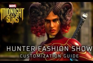 marvel's midnight suns hunter fashion show