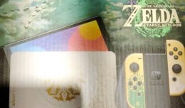 the legend of zelda tears of the kingdom switch oled collector edition logo