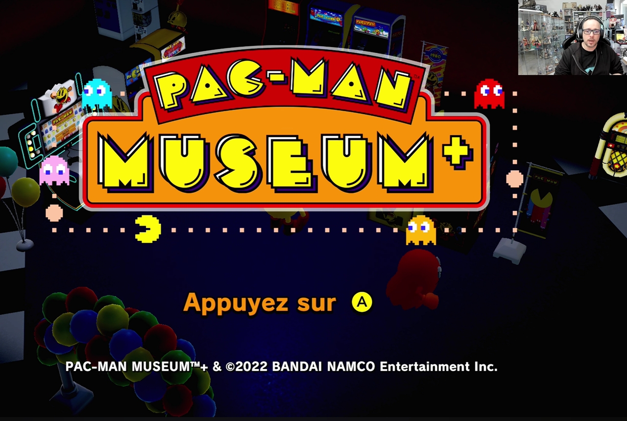 pac-man museum+ test video