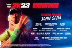 wwe 2k23 john cena track list