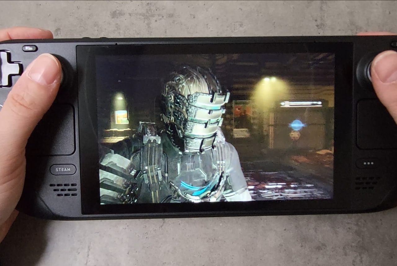 dead space remake test pc ultra et steam deck logo