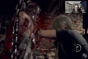 resident evil 4 remake test preview playstation 5 logo