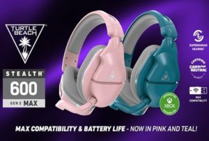 turtle beach stealth 600 Gen 2 max rose turquoise
