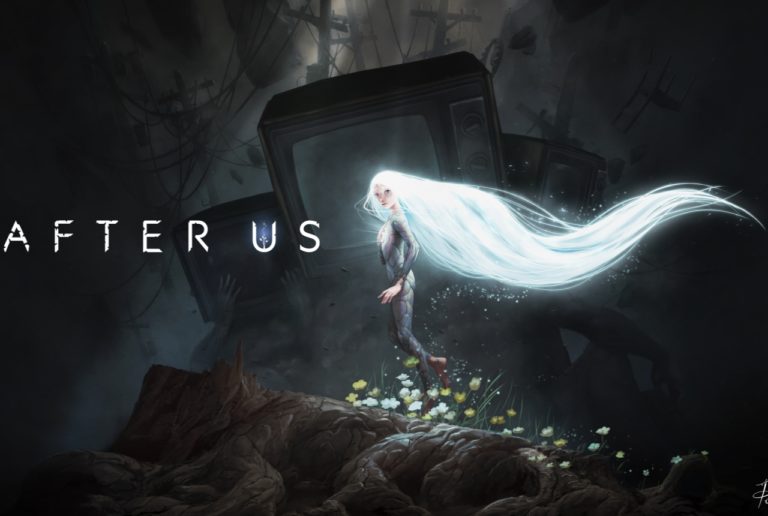 after us test playstation 5 logo