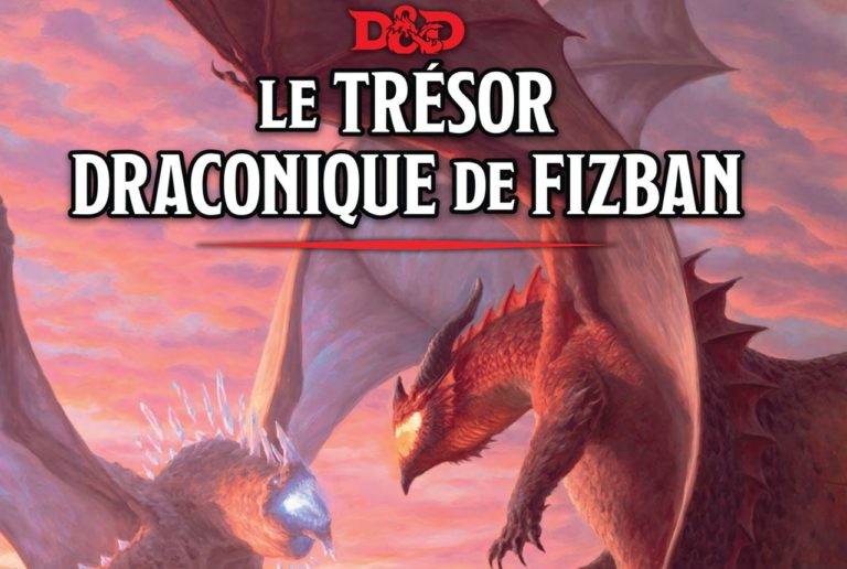 donjons & dragons le trésor draconique de Fizban logo