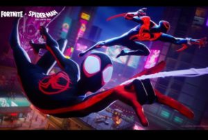 fortnite spider-man spider-verse