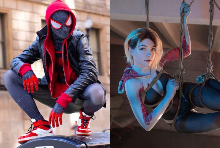 spider-man spider-gwen miles morales