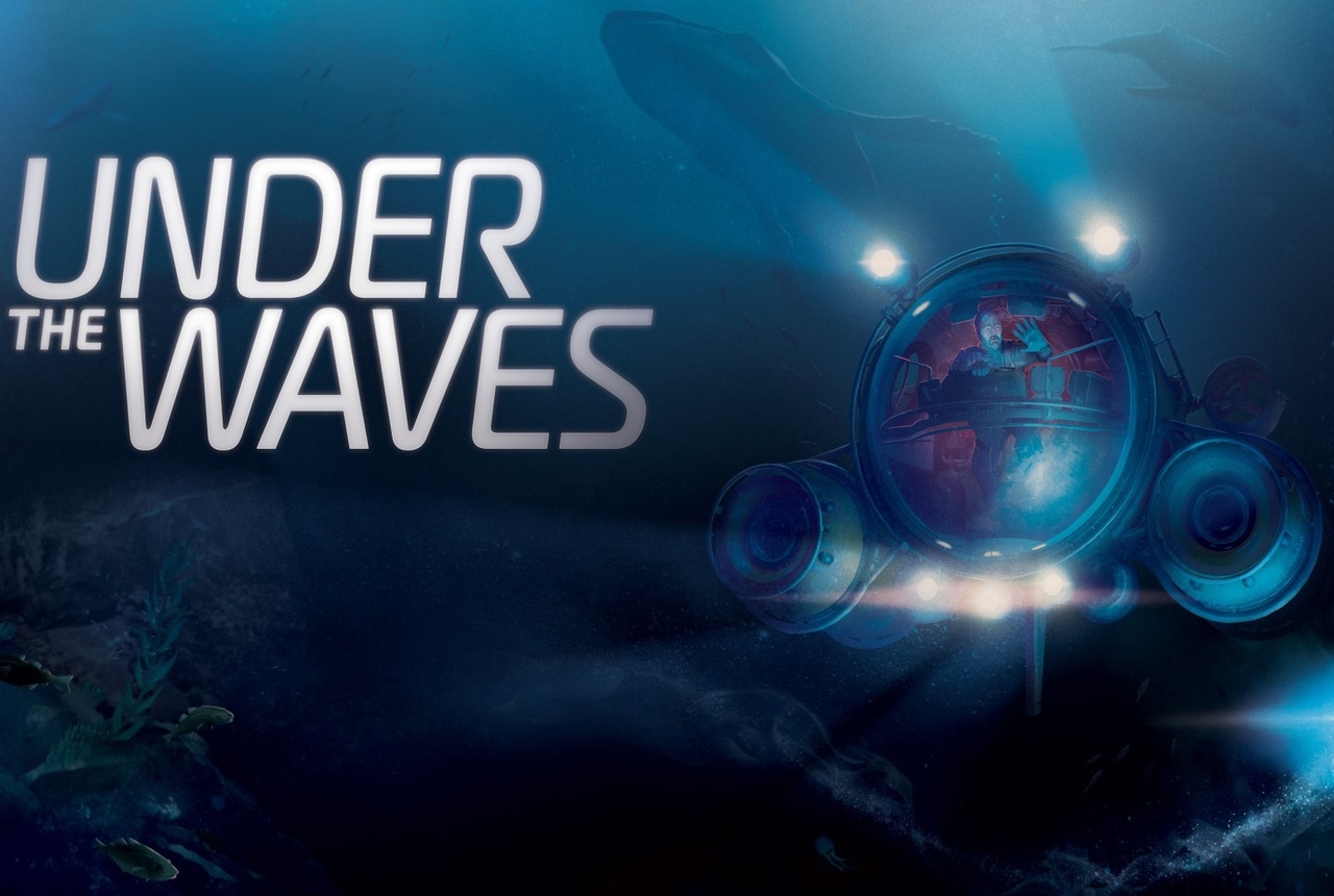 under the waves
