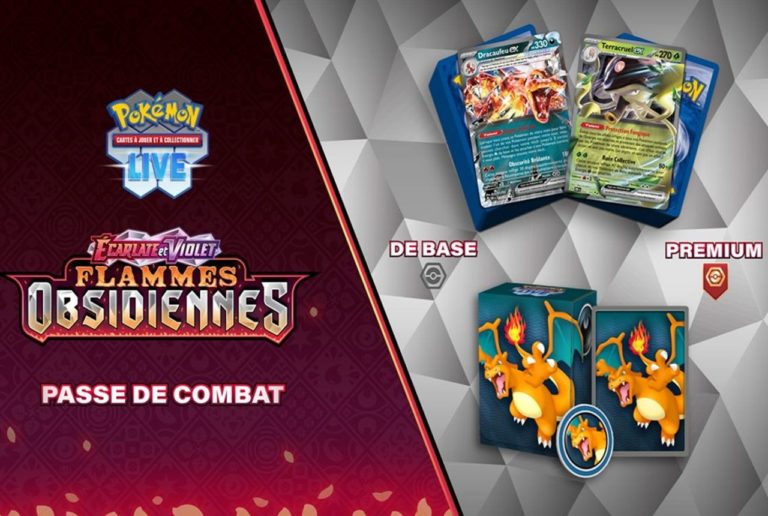 jcc pokémon live écarlate violet flammes obsidiennes