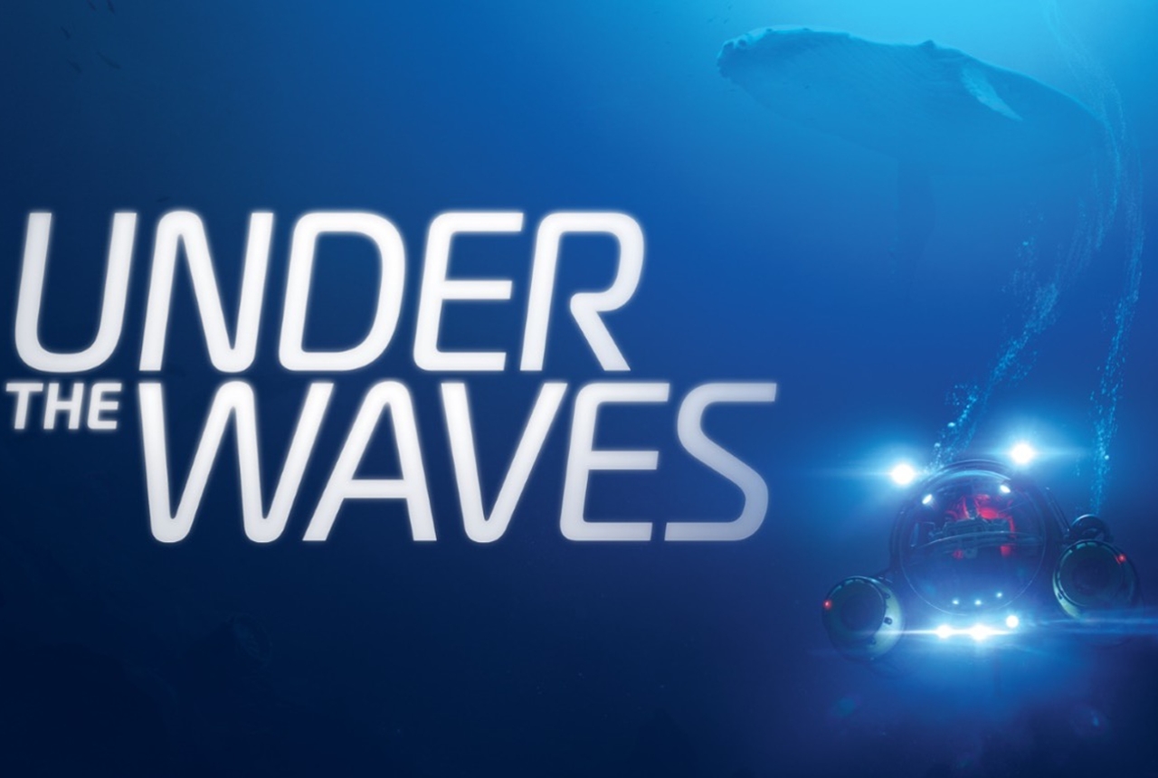 under the waves