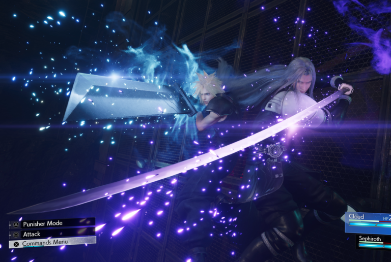 FFVII Rebirth cloud et sephiroth