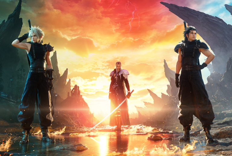 final fantasy vii rebirth keyart logo ffvii rebirth