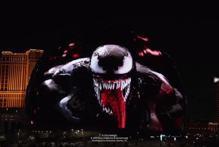 PlayStation Spider-Man 2 Sphere Las Vegas