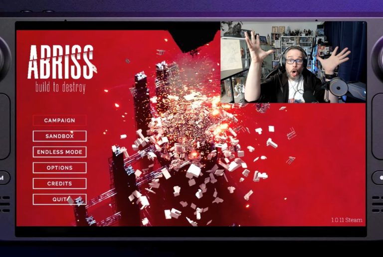 abriss build to destroy test logo