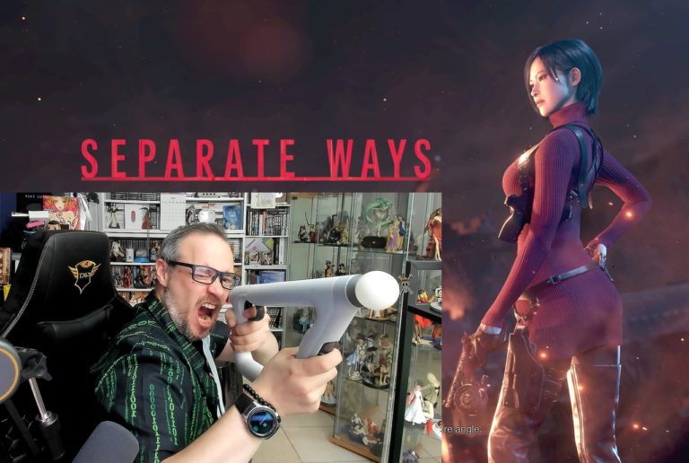 resident evil 4 remake separate ways test playstation 5 ada wong logo