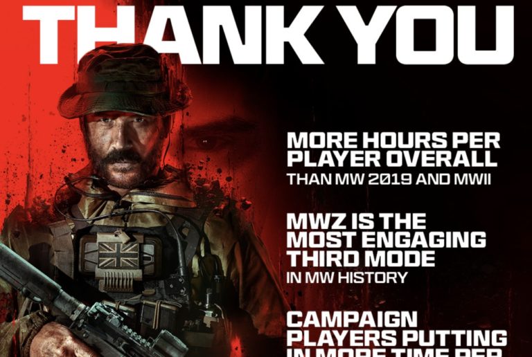 call of duty modern warfare III thanks