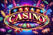 le logo derrière l'inscription du casino