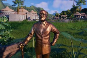jurassic world evolution 2 john hammond statue