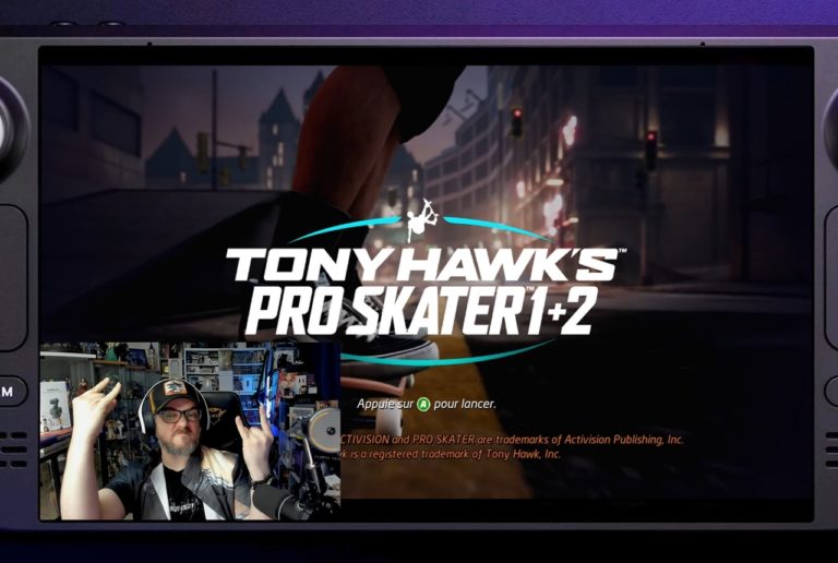 tony hawk pro skater 1+2 Steam Deck YouTube logo