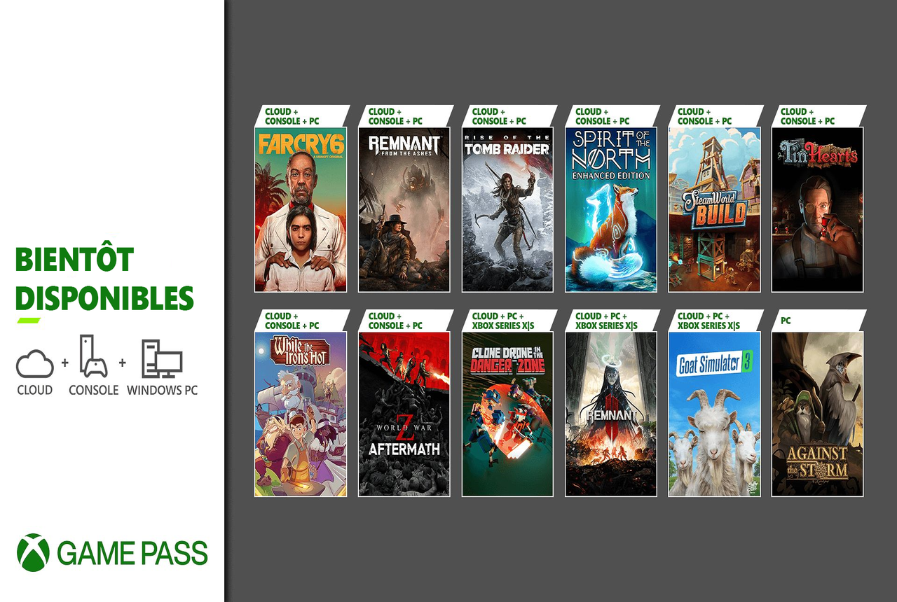 xbox game pass décembre 2023