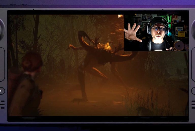 alone in the dark test vidéo steam deck
