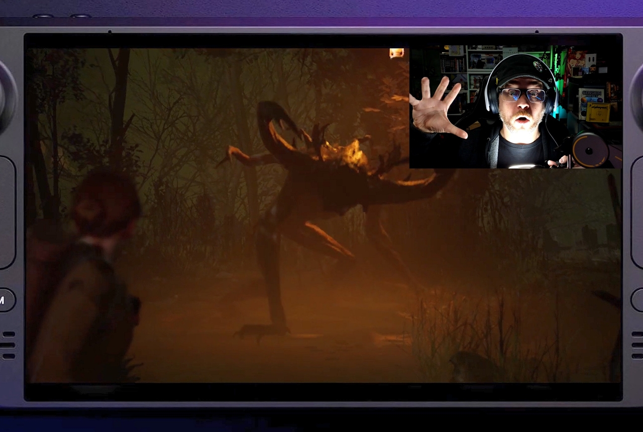 alone in the dark test vidéo steam deck
