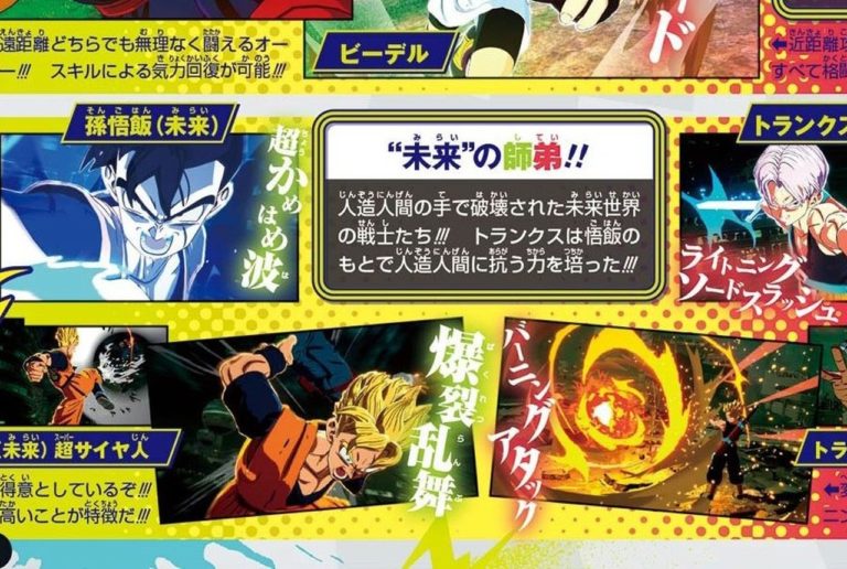 dragon ball sparking zero future gohan trunks logo