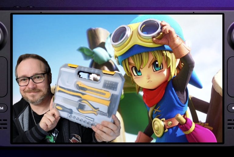 dragon quest builders steam deck test logo
