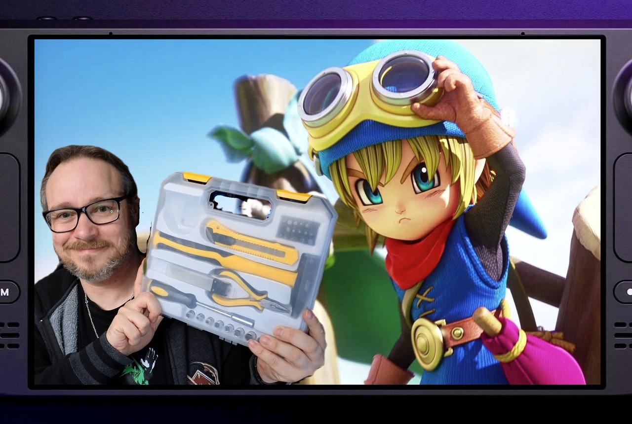 dragon quest builders steam deck test logo