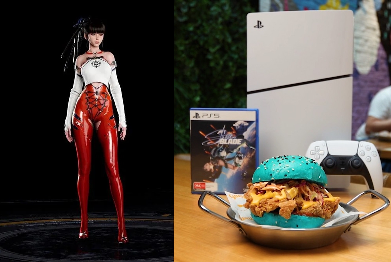 stellar blade neurolink blue burger