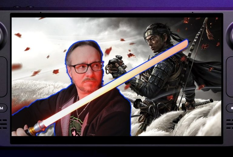 ghost of tsushima steam deck test youtube logo
